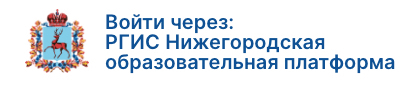 Войти через РГИС Нижегородская образовательная платформа
